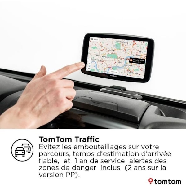 TomTom - GO Camper Max 2. generation - GPS til campingvogn, camper og bil - 7 tommer - Dedikerede interessepunkter - Verdenskort