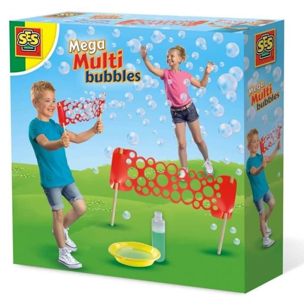 SES CREATIVE mega multi bubbelset - Unik färg - För barn från 5 år Unik