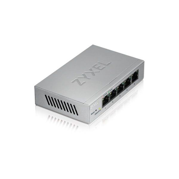 ZYXEL GS1200-5 5-portars hanterbar Ethernet-switch - 2 lager stöds - Twisted Pair - Desktop