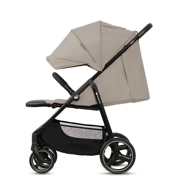 Klapvogn i kanne op til 22 kg - KINDERKRAFT TRIG3 - Foldning med én hånd - Justerbar i liggende position - Beige