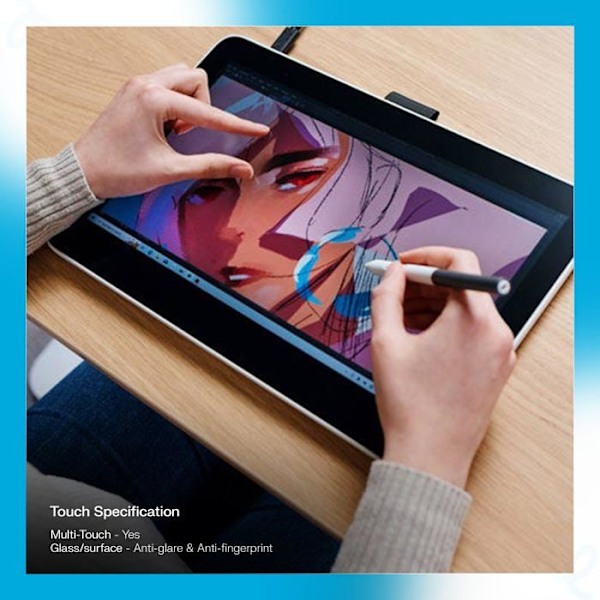 WACOM One pen/touch-display 13' sort