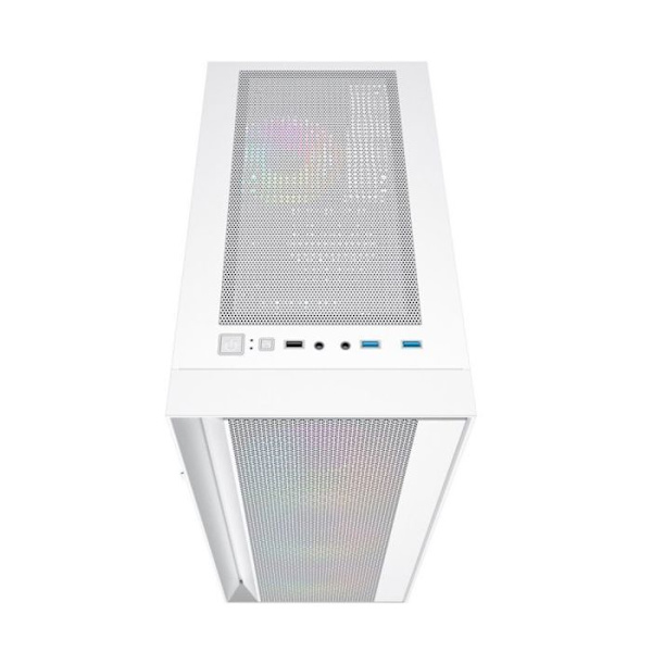 PC taske - Gembird sidepaneler Fornax 4000 ATX computer taske - ARGB backlight baltas