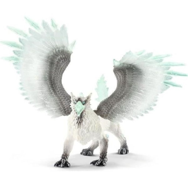 Ice Griffin, actionfigur, realistisk og holdbart Schleich-legetøj med bevægelige vinger - gave til drenge og piger fra 7 år Röd