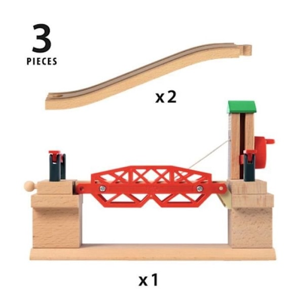 BRIO World vippebro - Ravensburger - Blandet fra 3 år - 33757 Flerfärgad