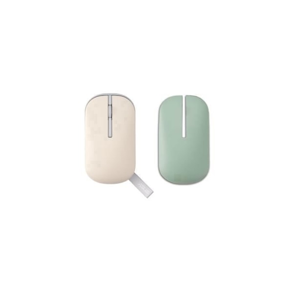 Mus - Asus - MD100 - Vit - Trådlös Bluetooth - Optisk 800-1600 Dpi Grön