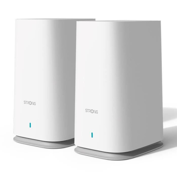 Dubbelpack inklusive 2 WiFi Mesh-routrar 2100 Mbit-s