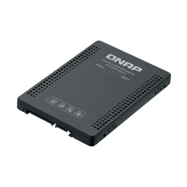 qnap system qnap 2.5p sata till dual m.2 2280 sata svart svart Svart