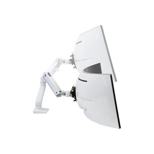 Forlængelse skærmholder - ERGOTRON - Hvid/Sort - Stabilitet - Fleksibilitet - Kompatibel med HX-arm