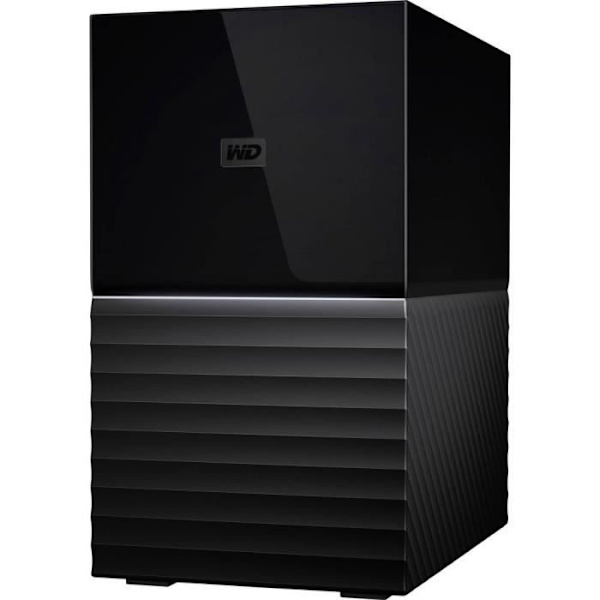 Extern hårddisk 3.5 WD My Book Duo WDBFBE0240JBK-EESN 24 TB svart USB-C™ USB 3.1, USB 3.0