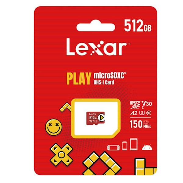 Lexar Micro SDXC-kort - SWITCH - 256GB - 150MB/s