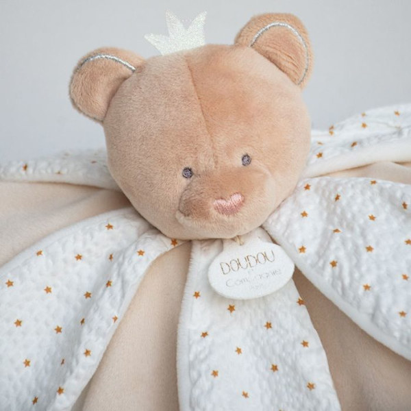 Doudou petal bjørn Drømmefanger 26 cm Beige
