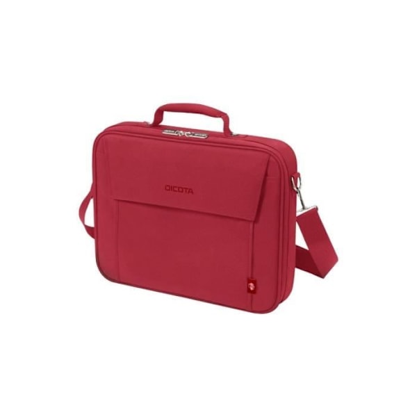 Dicota DICOTA MULTI BASE Taske Rød Laptop 14"-15,6" Letvægts polyester beskyttelse, metalramme og flere rum D30