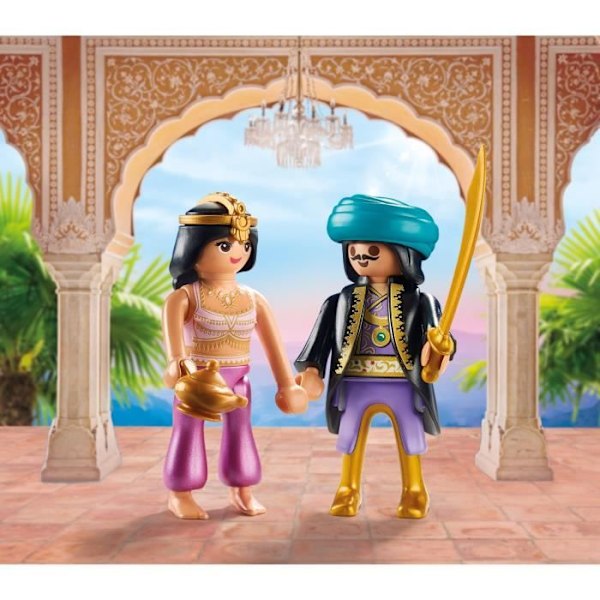 PLAYMOBIL - 70821 - Playmobil Duo - Itämainen pariskunta - Sapeli ja taikalamppu Flerfärgad