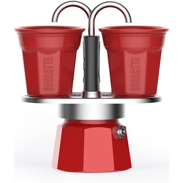 Setti mini Express 2 mukia punainen - Bialetti