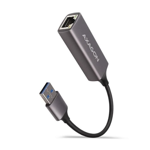 AXAGON ADE-TR Gigit Ethernet Adapter 10/100/1000 - USB 3.1 Type A, Titangrau - 8595247905567