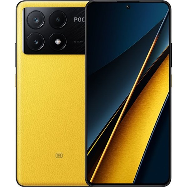 POCO X6 Pro 5G Gul 12 GB + 512 GB