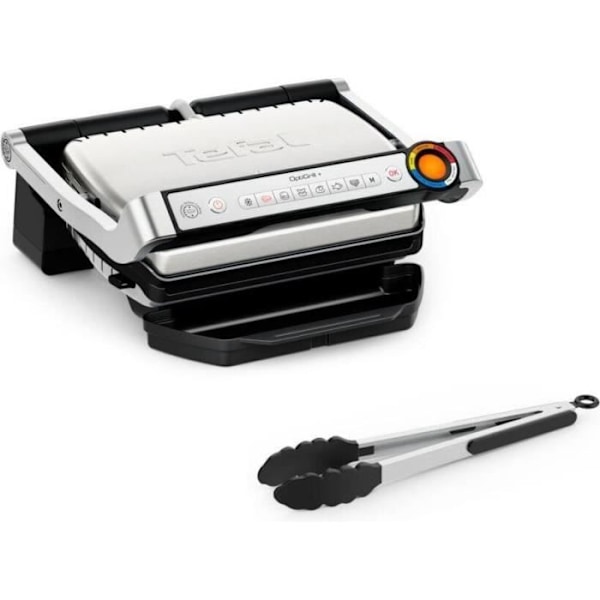 Grill - Tefal - GC718D10 - 2000 W - 6 automatiska program - Non-stick tallrikar