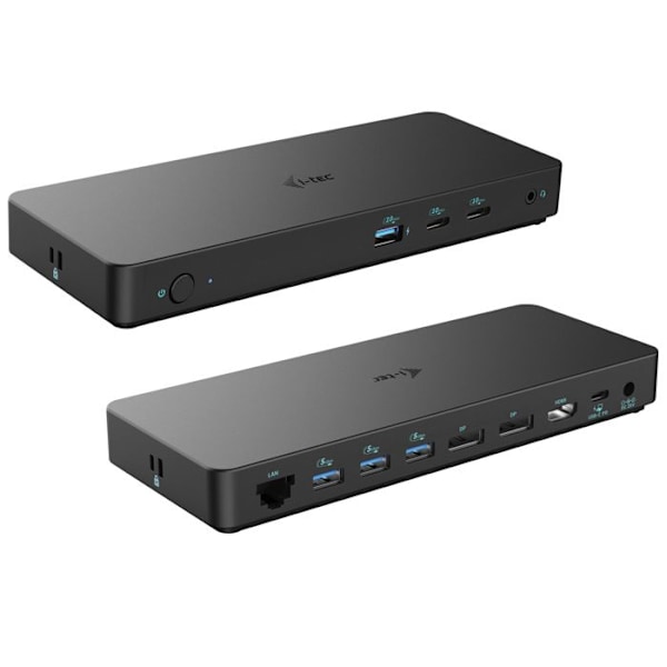 I-TEC USB-C Kolmois 4K Näyttö sort