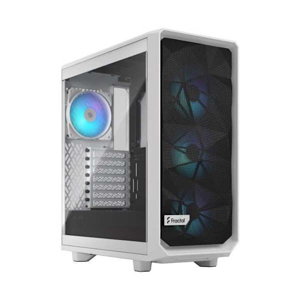 FRACTAL DESIGN Meshify 2 Kompakt RGB Hvid TG Clear Tint ATX PC taske