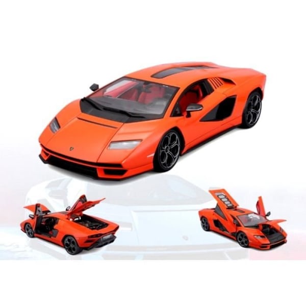 Monterade miniatyrer - Lamborghini Countach LPI-800 Orange 1/18 Maisto
