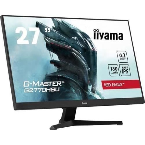 PC-näyttö - IIYAMA - G2770HSU-B6 - 27" IPS FHD 1920 x 1080 - 0,2 ms - 180 Hz - HDMI DP - Musta