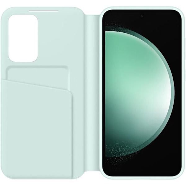 Puhelintasku - Samsung - Galaxy S23 FE - Smart View - Menthe väri - 1 korttipaikka Mintfärg