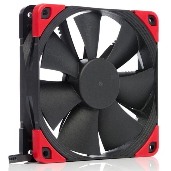 Ventilator - NOCTUA - NF-F12 PWM - chromax.black.swap - PWM strømforsyning - Udskiftelige farver Sort