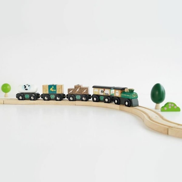 Green Goods Train - Le Toy Van - Legetøj - Børn - Blandet Grøn