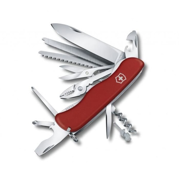 Taskuveitsi - Victorinox - WorkChamp - Punainen - 21 toimintoa - Kestävä Rød