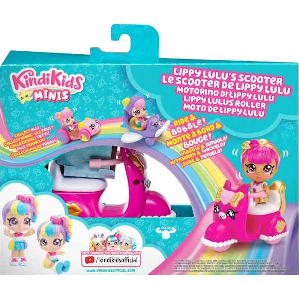Mini Kindi dukke og Lippy løbehjul - MOOSE LEGETØJ - Kindi Kids