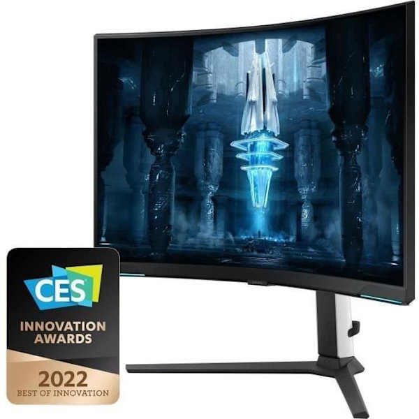 Buet PC Gamer-skærm - SAMSUNG - ODYSSEY NEO G8 - G85NB S32BG850NP - 32'' 4k - Mini LED VA-panel - 1 ms - 240Hz - HDMI / DP