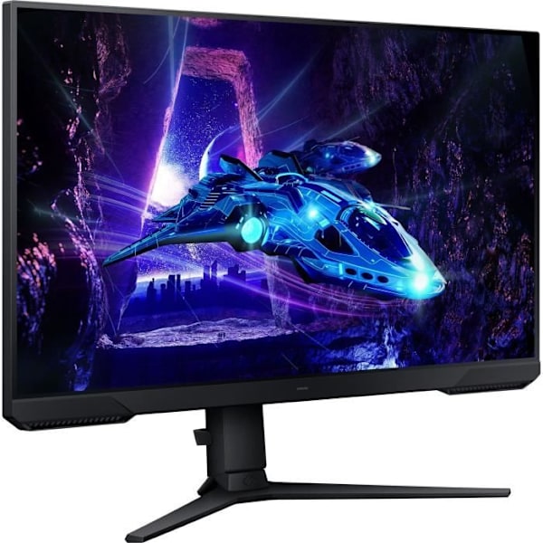 PC-skærm - SAMSUNG - ODYSSEY G3 G30D - 24" FHD - VA panel - 180Hz - 1ms - Drejeligt/justerbar - 1 DP - Sort