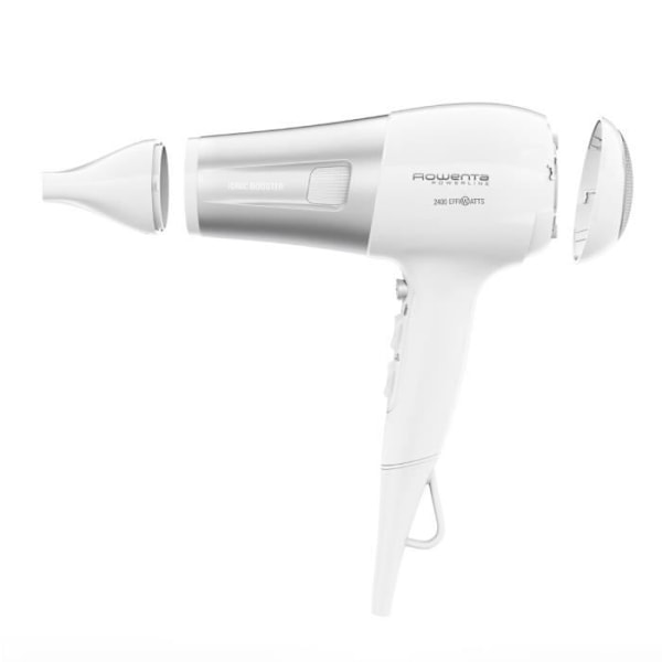 ROWENTA Hårtork, Jonisk funktion, Koncentrator, Diffusor, 6 hastigheter/temperaturinställningar, Prestanda, Powerline CV5930F0 Vit