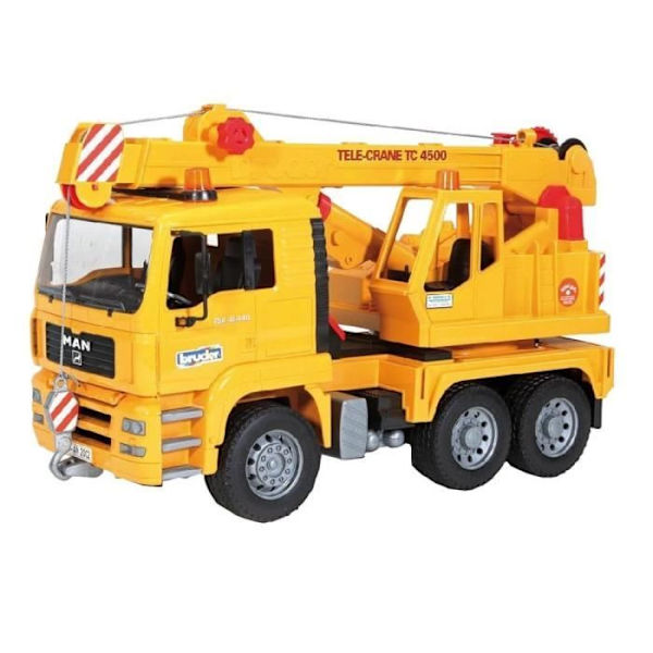 MAN Crane Truck - BRUDER - TGA 1:16 - 360°c rotation - Vipbar Grøn