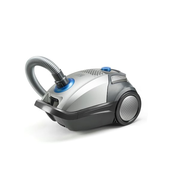 BLACK+DECKER BXVMB700E pussillinen pölynimuri 700 W pussilla, kapasiteetti 4L, HEPA13-suodatin