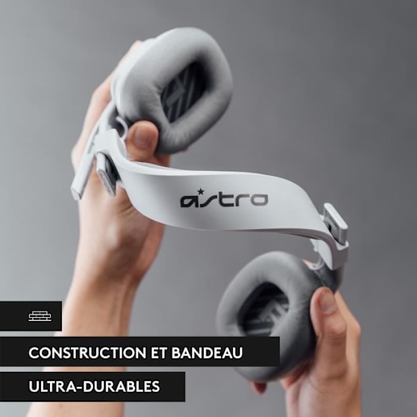 ASTRO A10 2nd Generation Wired Gaming Headset med Mic til PC - Grå