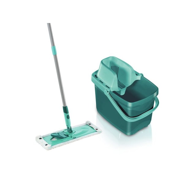 Rengöringsset golv Leifheit Combi XL 55360, mopp med 12 L skurhink och mikrofiberduk, golvmopp 42 cm