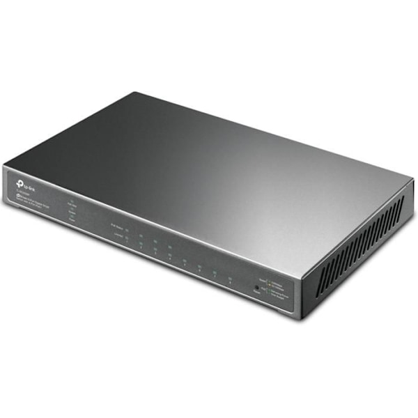Smart switch - TP-LINK - TL-SG2008P - 8 portar - PoE+ 62W - Gigabit Ethernet Svart