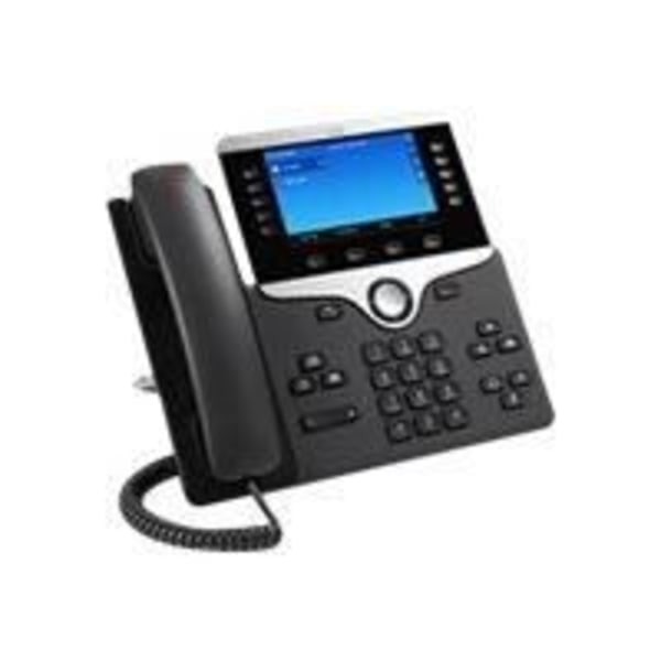 Cisco IP Telefon 8841 - 5 linjer - Sort