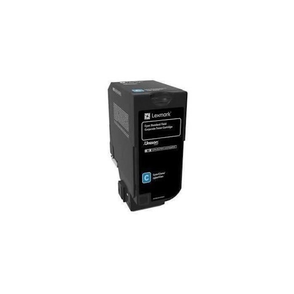 Lexmark tonerpatron - Cyan - Laser - Standardydelse - 7000 sider