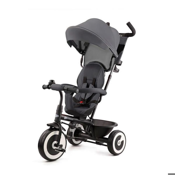 Tricycle evolutiv KINDERKRAFT Aston - 3 hjul - Fra 9 måneder til 5 år - Grå grå