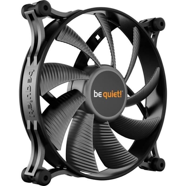 PC-blæser - BE QUIET - Shadow Wings 2 - 140 mm - 15,9 dB(A) - Sort