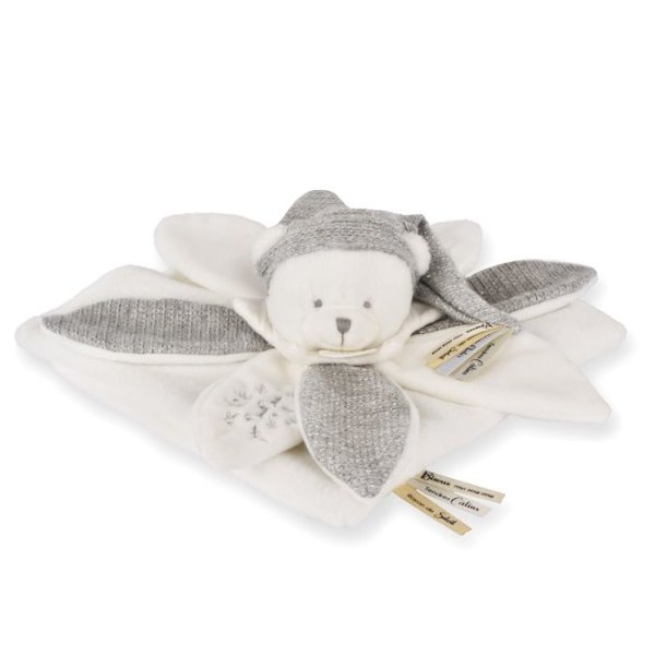 Doudou ja Yhtiö - Paksu pehmolelu terälehdet Harmaa Karhu 25 cm grå