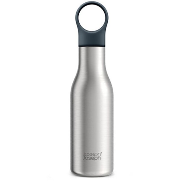 Isolerad flaska - Joseph Joseph - Loop - 500 ml - Rostfritt stål - Vakuumisolation Rostfritt stål