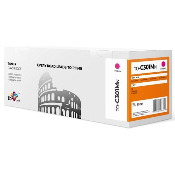 TB Print Toner for OKI C301 TO-C301MN MA 100 % uusi - 5902002138079