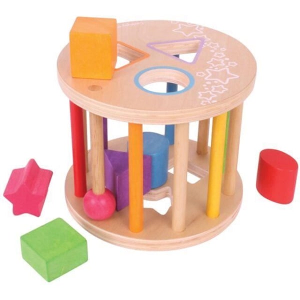 Rolling Shape Sorter - Bigjigs Toys - My First - Child - Blandat