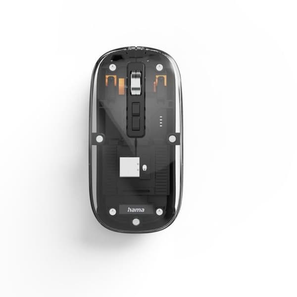 Trådlös mus - HAMA - WM-600 - Multi-enheter - 5 knappar - Bluetooth/Radi