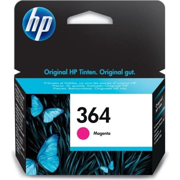Aito HP 364 magenta mustekasetti (CB319EE) HP DeskJet 3070A:lle ja HP Photosmart 5525/6525:lle