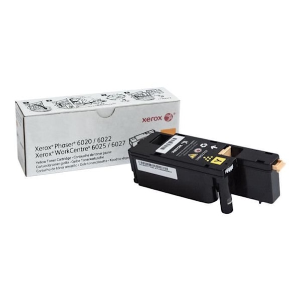 Xerox Yellow alkuperäinen väriainekasetti Phaser 6020V_BI, 6022-NI, 6022V_NI; WorkCentre 6025V_BI, 6027-NI, 6027V_NI