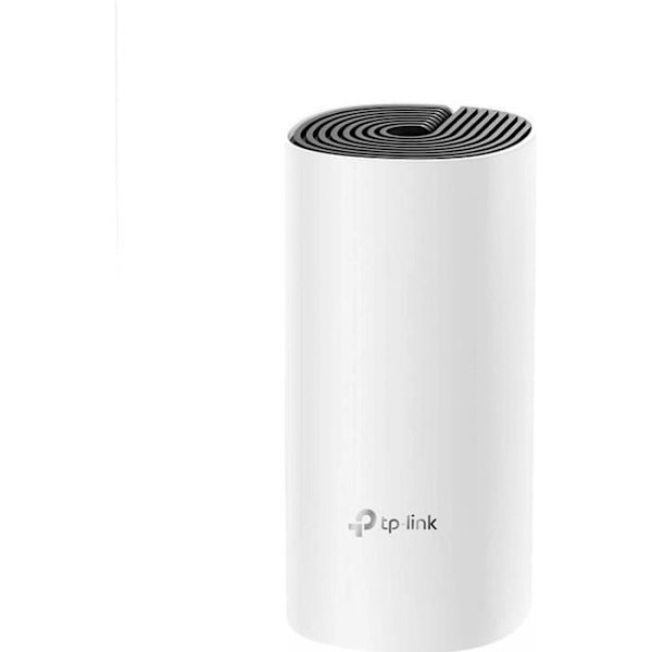 TP-Link Deco E4 (paket med 1) Mesh Wi-FI-system - AC1200 WiFi, 2 Ethernet-portar, kompatibel med Amazon Alexa och IFTTT Vit, Grå